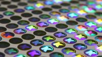 Printmedien: Hologrammaufkleber Karstadt